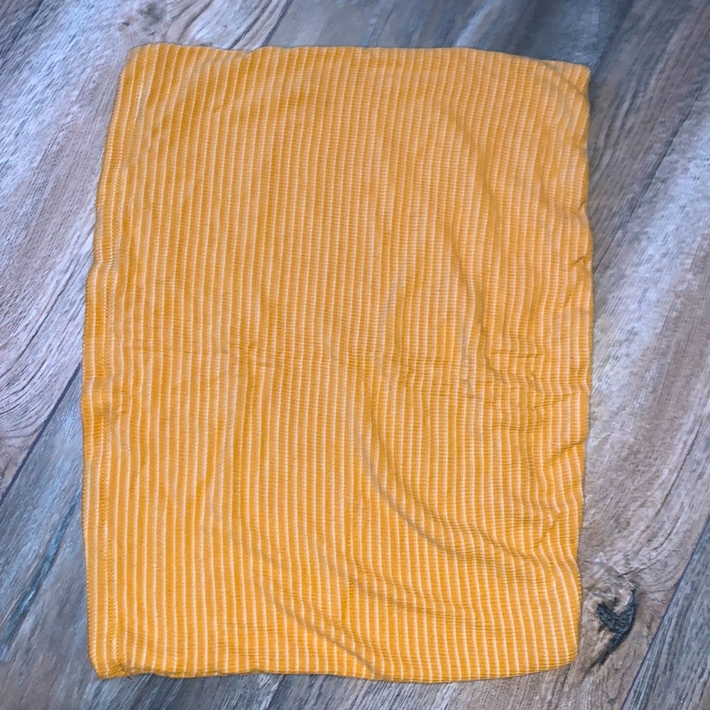 yellow tube top, cute and soft!